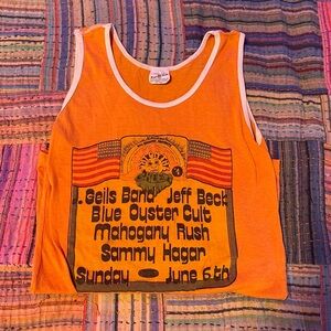 VINTAGE 1976 Day On The Green Tank Top